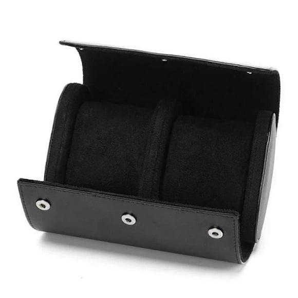 1-Slot Watch Roll Travel Case Portable Vintage Leather Watch Display Case Watch Storage Box Watch Organizers