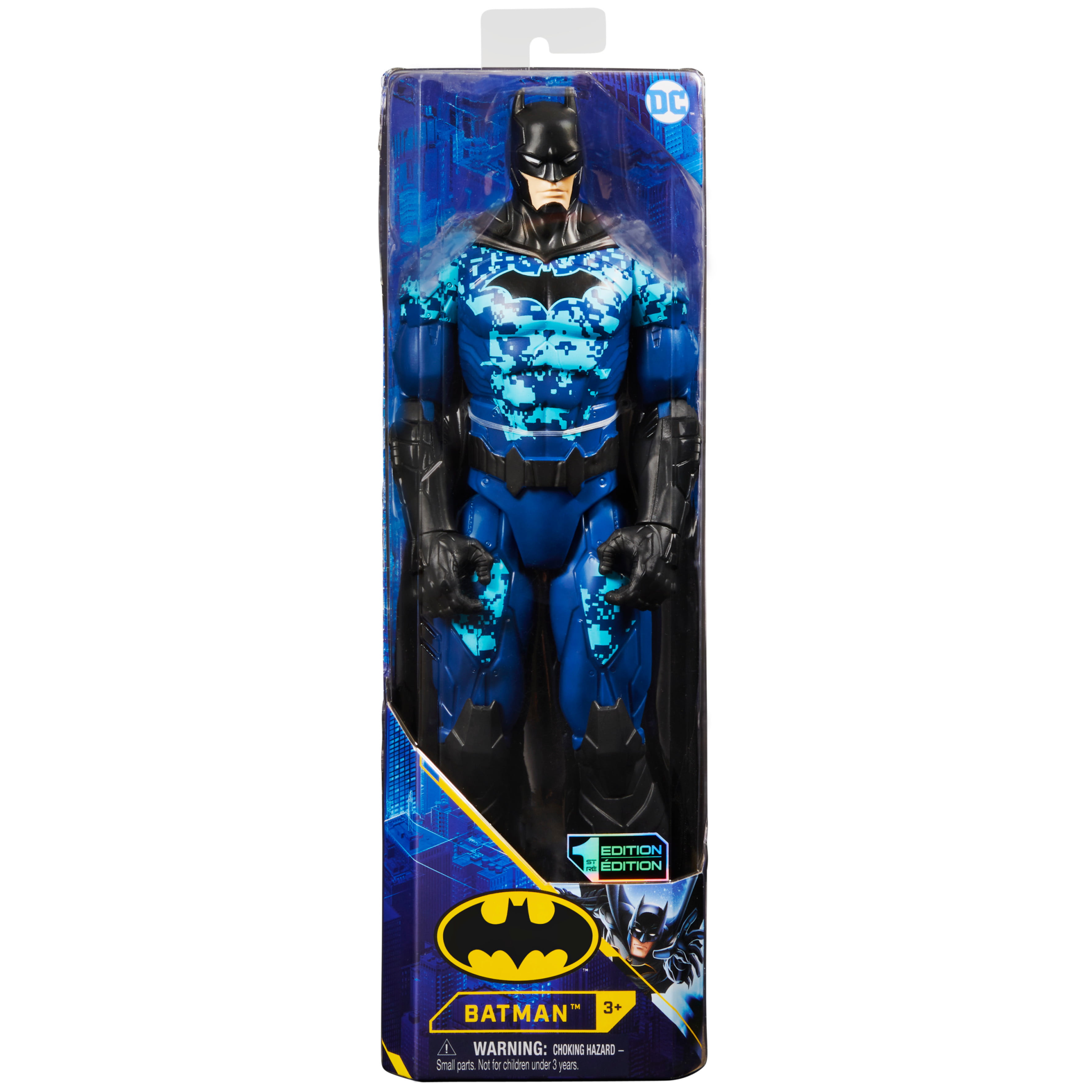 Batman 12-inch Bat-Tech Tactical Action Figure (Blue Suit), Kids 