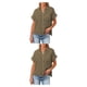 thumbnail image 1 of Camisa de blusa de manga corta Minnieouse para mujer Ropa de vacaciones en la playa Top de verano, 1 of 6