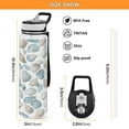 thumbnail image 2 of Seashell Blue Sport Bottle With Straw 1L/1000ml, 2 of 5