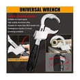 thumbnail image 5 of Adjable Double-ended Wrench, Functal Bath Wrench Pipe Rep Home Access Banmo, 5 of 5