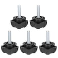 thumbnail image 2 of Threaded Grip Knob,5Pcs M6 25MM Plastic Thumbscrew Threaded Thumbscrew High-End Performance, 2 of 13