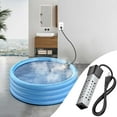 thumbnail image 5 of Fast Heating Swimming Pool Water Heater, Portable Immersion Heater for Inflatable Pools, Bathtubs, Buckets, Hot Tubs, Stainless Steel Electric Water Heater with Thermostat and Overheat Protection, 5 of 6