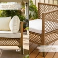 thumbnail image 6 of Maagorbyme 7-Piece Outdoor Furniture Set  Patio Conversation Set with Thick Cushions and Tempered Glass Coffee Table for Garden, Deck, Poolside, Backyard-Beige Cushions, 6 of 7
