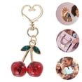 thumbnail image 3 of Encanto Único Moda Cristal Cereza Encanto de Bolso Rojo 1 Pc, 3 of 5