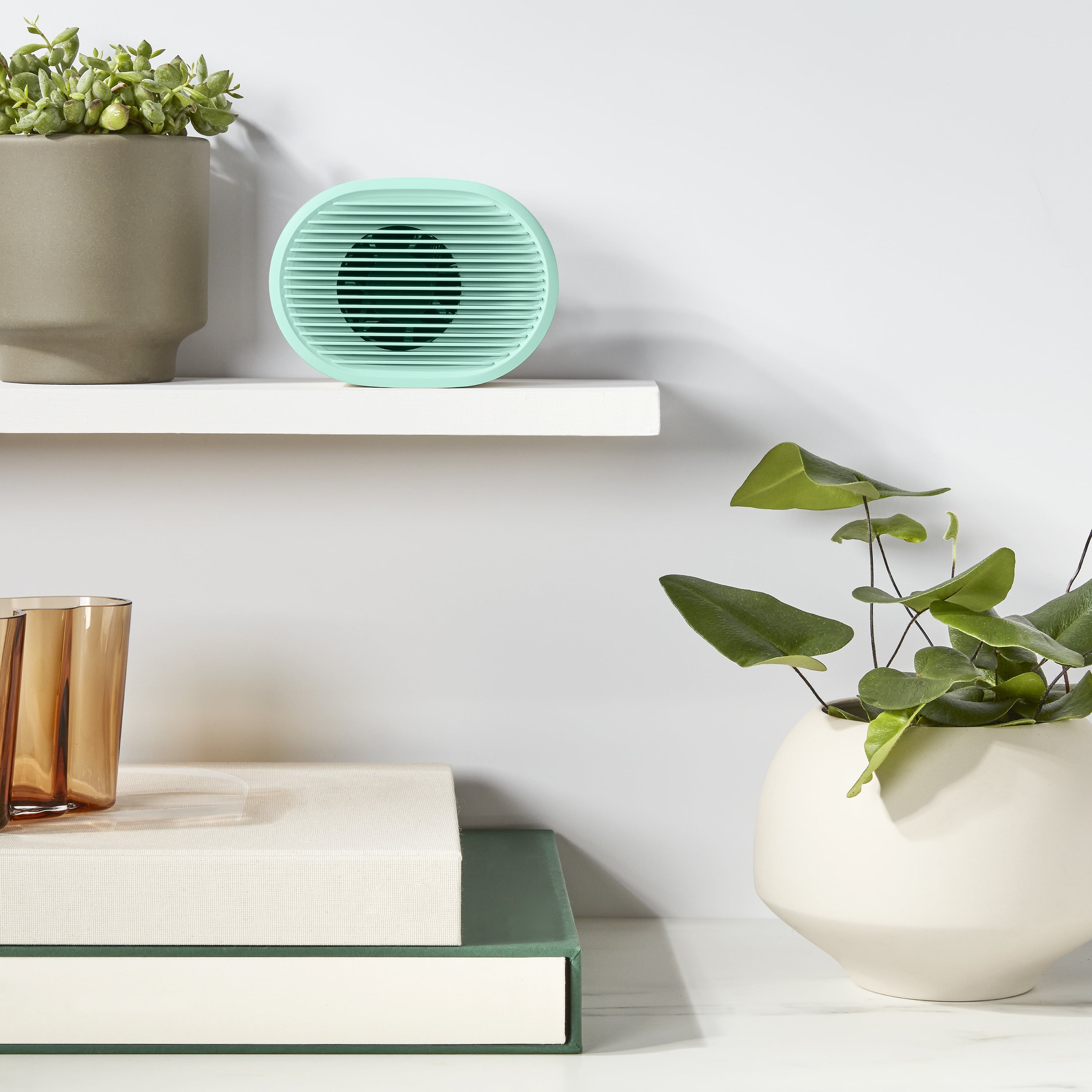 Conair Pure Portable HEPA Air Purifier, 3 Fan Settings, Aqua
