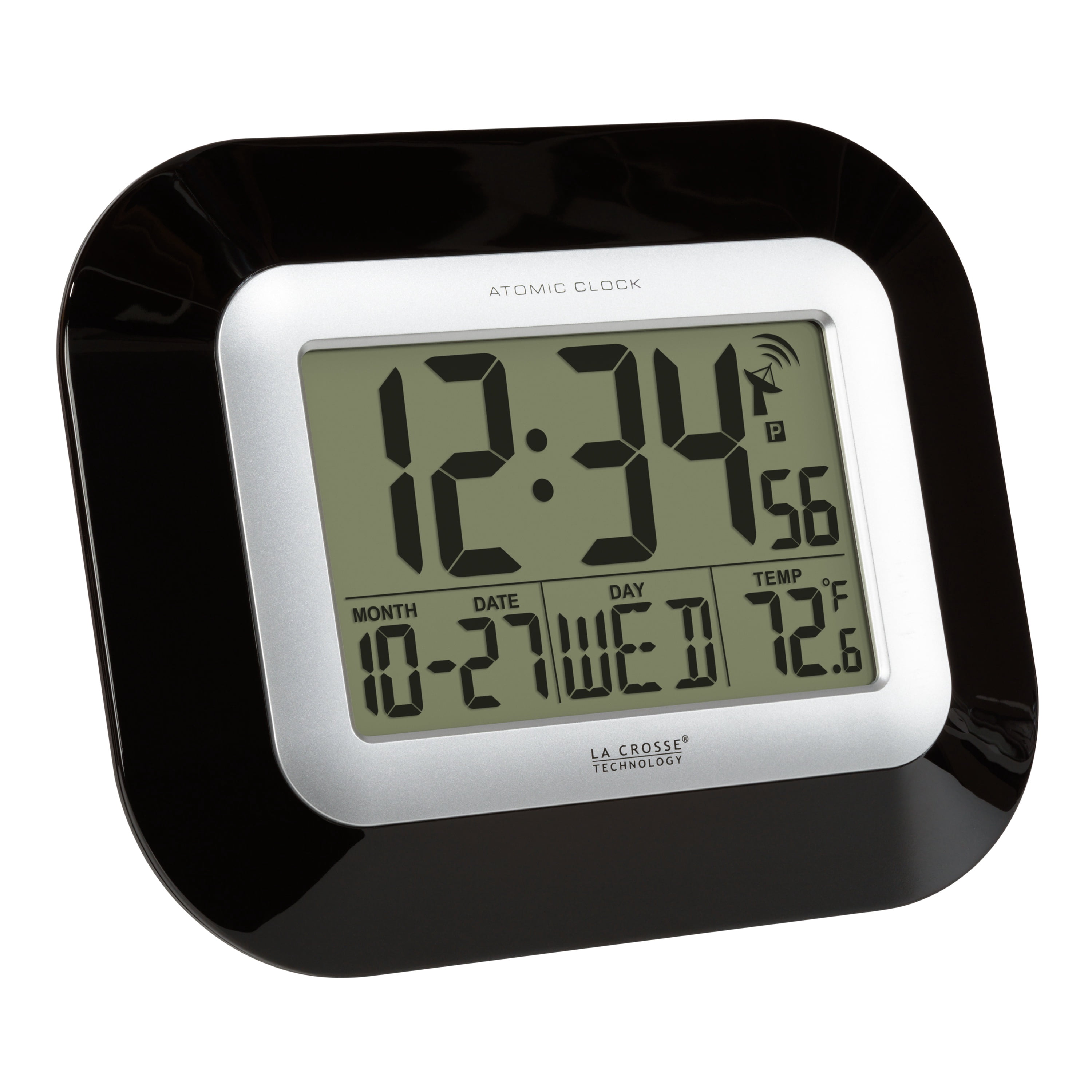 La Crosse Technology Atomic Digital Clock WT-8005U-B with Indoor