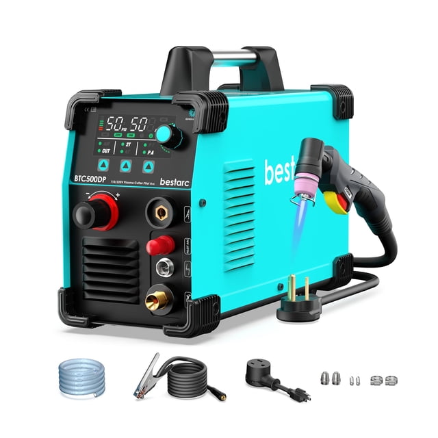 Cortador de plasma bestarc BTC500DP 7Gen 50A 110/220 V de doble voltaje
