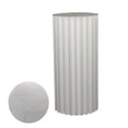 thumbnail image 2 of Roman Column Pedestal Foldable Cardboard Cylinder Stands,Paper Display Stands,Strong Load Bearing Capacity,For Catering Jewelry Wedding，Party Banquet Decor White, 2 of 5