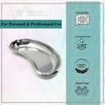 thumbnail image 2 of Stainless Steel Kidney Tray, Waist Bowl, Instrument Storage Basin, Reusable Container, Kidney Bean Shaped Hollow Dish, 2 of 2