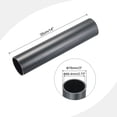 thumbnail image 2 of Uxcell Rigid Round Pipe Dark Grey 2.73 x 2.99"(ID*OD) High Impact for Water Pipe Crafts Cable Sleeve, 2 of 6