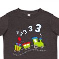 thumbnail image 4 of Inktastic Third Birthday Party Train Boys or Girls Toddler T-Shirt, 4 of 5