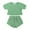 Green, variant on Futezty Toddler Boys Clothes Summer Outfit Sets, Short Sleeve Truck Letter Print T Shirt Shorts Outfit Set