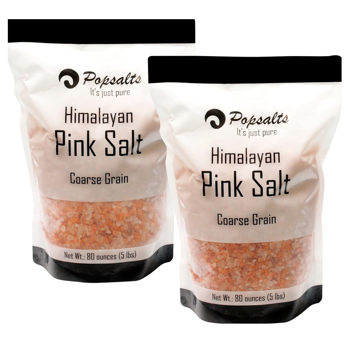 Himalayan Coarse Pink Salt  2-5 Pound  Rich in Minerals-Pure & Natural-Great for Cooking-Versatile