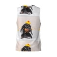 thumbnail image 2 of Rocae Dachshund Sitting in Bathtub for Men's Basketball Jersey Lightweight and Breathable Athletic Tank Top,Quick-Drying Sports Jersey, 2 of 9