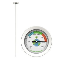COSMOBETTY 1pc Soil Thermometer Colorful Thermometer For Compost Gardening And Lawn Use Measures Soil Temperature