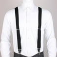 thumbnail image 6 of amagogo Adjustable Swivel Hooks Heavy Duty Casual Y Shaped Suspenders for Men Black, 6 of 9