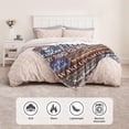 thumbnail image 4 of Yibo Happy Retirement Gifts for Women Blanket Flannel Soft and Comfortable Anti-static Bed Sofa Blanket, 4 of 7