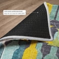thumbnail image 6 of Addison Rugs Dream Shag Premium Machine Washable Transitional Martini/wine Blue Rectangle Rug, 5' x 7'6", 6 of 8