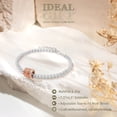 thumbnail image 5 of 60th Birthday Gifts for Women Silver Ring Bracelet Birthday Gifts for Mom Daughter Grandma Sister Friends Coworker, 5 of 7