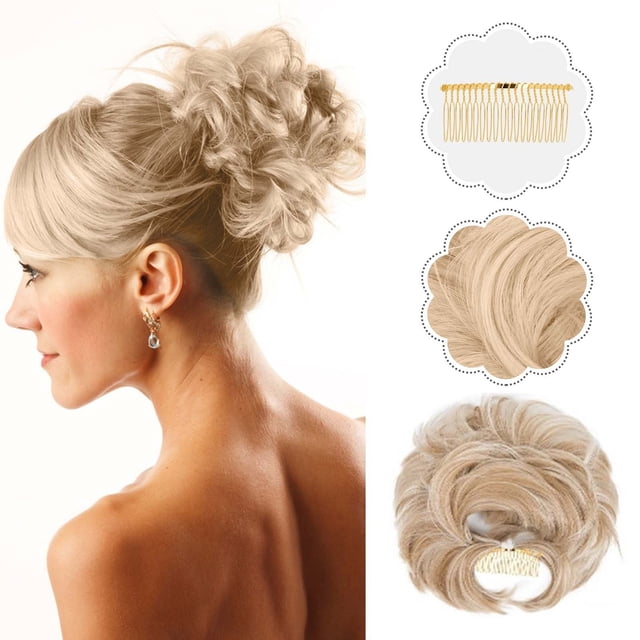 xaoyunyn Pièce de Perruque Pliable Polyvalente avec Style Naturel et Fixation Sécurisée Convient pour le Volume et les Coiffures Tendance, Convient pour la Commodité Quotidienne