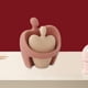 thumbnail image 4 of Estatua de cerámica para parejas amantes, escultura, decoración sencilla, elegante adorno en miniatura. 9cmx11cm, 4 of 8