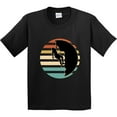 thumbnail image 3 of Inktastic Rock Climbing Mountain Climber Silhouette Youth T-Shirt, 3 of 5