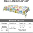 thumbnail image 5 of Easter Egg Tablecloth Rectangle Table Cloth Washable Table Cover for Decoration Kitchen Dining Room 60x84 Inch, 5 of 6