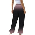 thumbnail image 2 of gakvbuo Sweatpants For Women Cargo Pants Drawstring Baggy Bottom Sweatpants Pockets High Waist Sporty Gym Athletic Fit Jogger Pants Trousers, 2 of 4