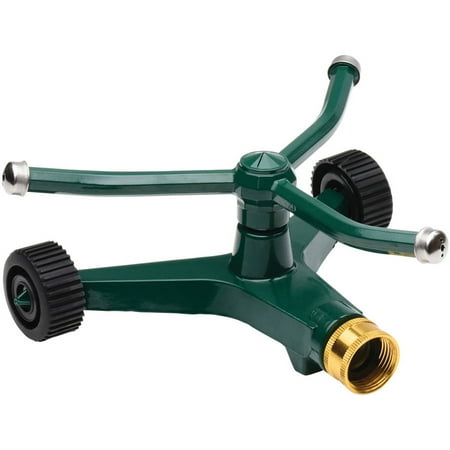 3 Arm Revolving Sprinkler - Melnor 3-Arm Revolving Sprinkler with Wheels