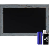 Rustic Grey Magnetic Wall Chalkboard, Small Size 11" x 17", Framed Decorative Chalkboard - Great for Kitchen Decor, Weddings, Restaurant Menus and More! … (11" x 17")…