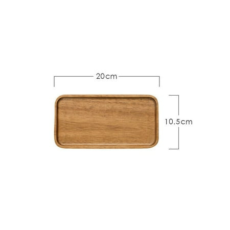 

2022 Kitchen Utensils Acacia Wood Tray Rectangular Tableware Japanese Tea Tray Barbecue Snack Cake Wooden Tray New Year Plate