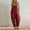 Wine, variant on JFGHDG Women's Casual Loose Long Cotton Bib Overalls Baggy Linen Jumpsuits Rompers Wide Barrel Leg Pants with Side Pockets Beige L
