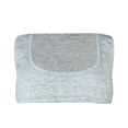 thumbnail image 6 of COMVALUE Sexy Short Sleeve Crop Top for Women Solid Scoop Neck Mini T-Shirts Vest Tank Grey for Size M, 6 of 7