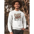 thumbnail image 2 of Just Push The Button Sweatshirt Men -Image by Shutterstock, Male Large, 2 of 4