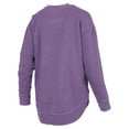 thumbnail image 3 of Women's Pressbox Purple LSU Tigers Westin Poncho V-Neck Pullover Sweatshirt, 3 of 3