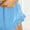 Sky Blue, variant on FRSASU Women's Fashion Trend Outfits Solid Color Sweatsuit Zipper V Neck Casual Short Sleeve Tops and Short Skirt Lounge Sets Sky Blue XL(XL)