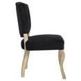 thumbnail image 3 of Modway Array 20" Modern Velvet Polyester Dining Side Chair in Black (Set of 2), 3 of 5