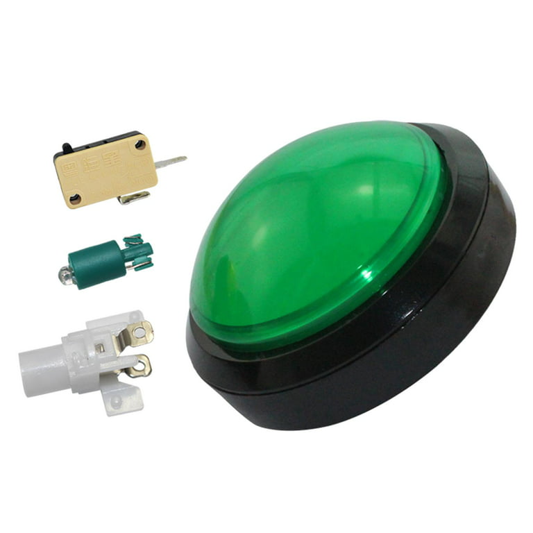 Arcade Button - EXTRA Large - LED VERT - 100mm