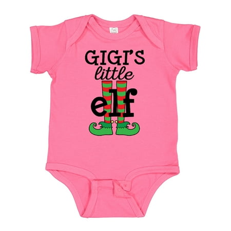 

Inktastic Gigis Little Elf Boys or Girls Baby Bodysuit