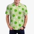 thumbnail image 5 of Wukai St Patrick's Day11 Men’s Polo Shirts,Quick-Dry Athletic Shirt,Classic Fit Shirts-Small, 5 of 8