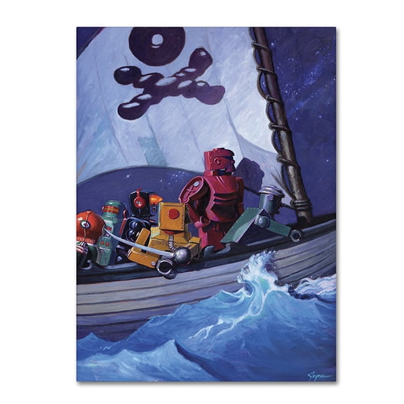 Trademark Fine Art "Raiders" Canvas Art by Eric Joyner