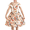 Floral White Ruffle, variant on Sunny Fashion Girls Cotton Dress Floral Print Cold Shoulder With Ruffle Sleeves Summer Casual 12 Years