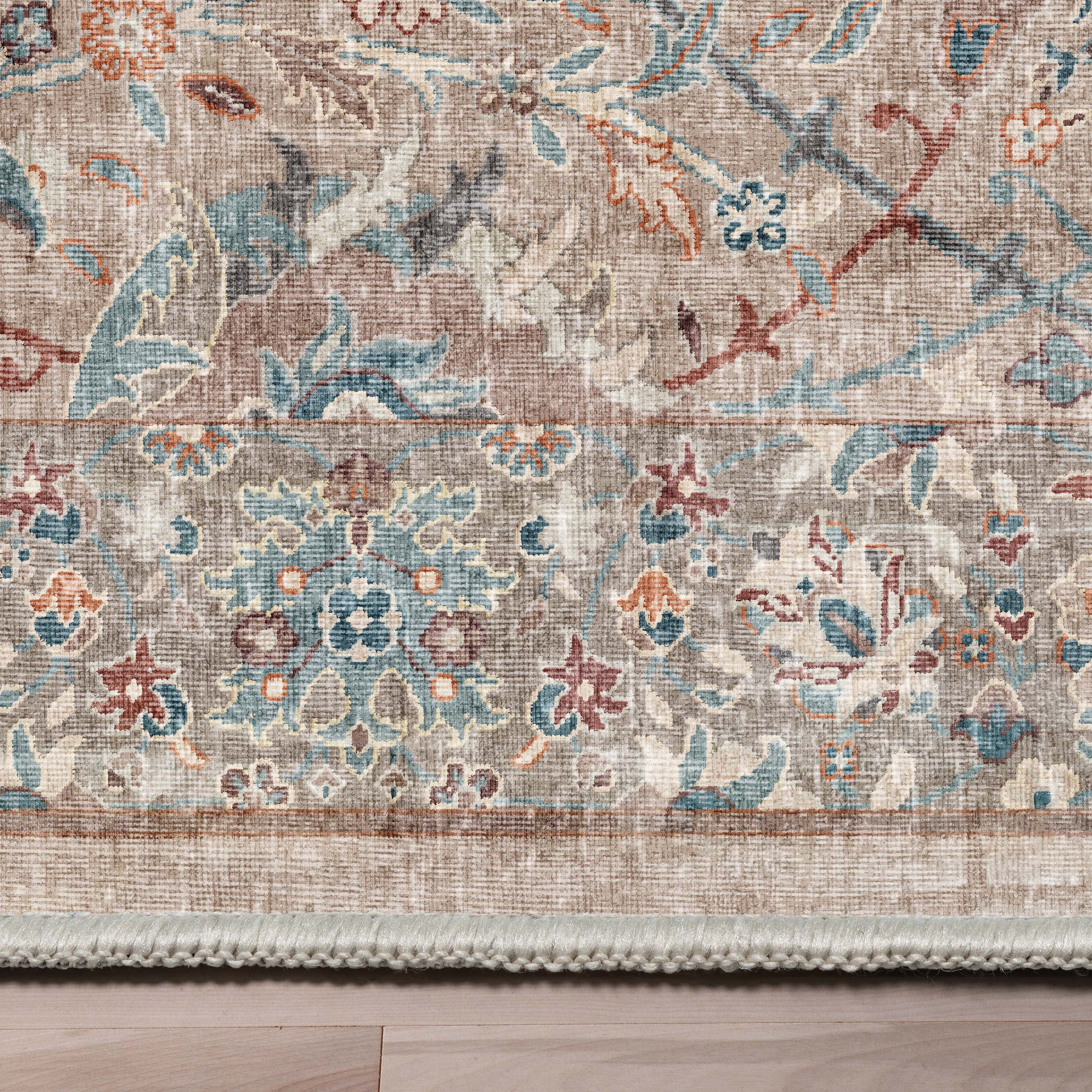 Well Woven Asha Emilia Vintage Oriental Ivory 2'7" x 9'6" Runner Rug