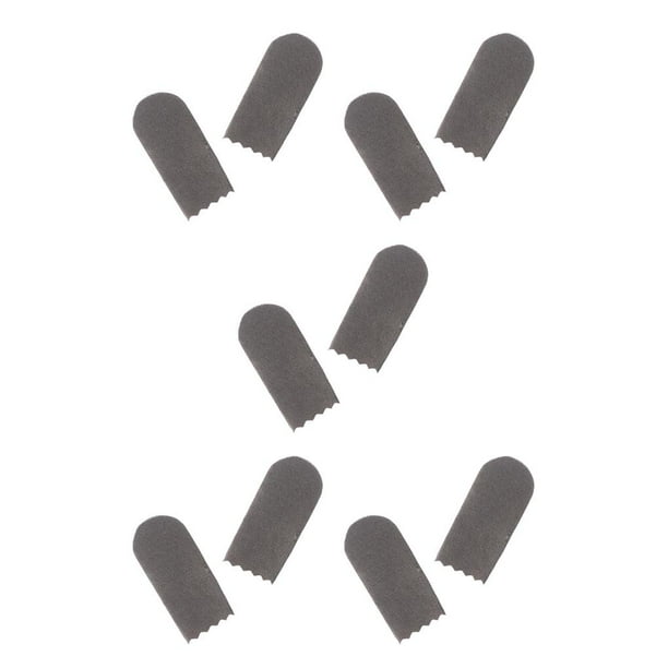 Sidaley 10 Uds guantes para la punta del dedo pantalla táctil del teléfono móvil manga de nailon para la punta del dedo guantes transpirables para Type8 NO8