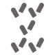 thumbnail image 1 of Sidaley 10 Uds guantes para la punta del dedo pantalla táctil del teléfono móvil manga de nailon para la punta del dedo guantes transpirables para Type8 NO8, 1 of 4
