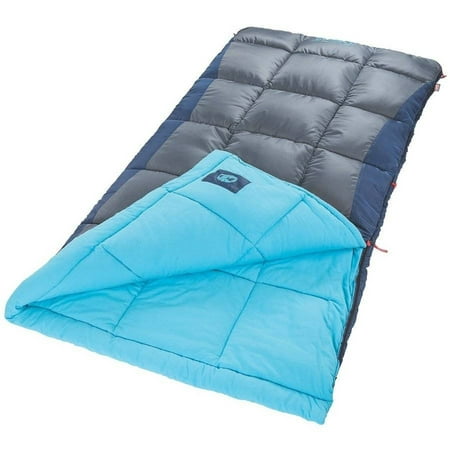 heaton peak coleman sleeping bag regular degree tall big gray