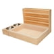 thumbnail image 3 of Comedero de heno de madera para conejos con caja de arena, comedero para conejos, dispensador de alimentos para exteriores, heno portátil para, 3 of 9