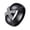Black, variant on Women's Couple Ceramic Cubic Zircon Ring Personalized Diamond Band Ring Jewelry White Size 6