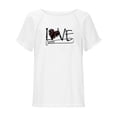 thumbnail image 4 of Camiseta de manga corta estampada casual para mujer OAVQHLG3B Store  lin121212, 4 of 5